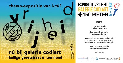 foto van  expositie KC61