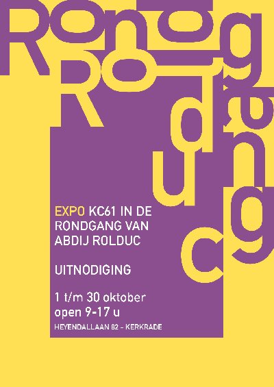 foto van expositie KC61